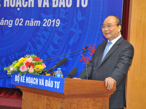Thủ tướng đề nghị Bộ KH&ĐT cải cách, đổi mới mạnh mẽ hơn nữa, nhất là đổi mới tư duy để đáp ứng tình hình phát triển đất nước