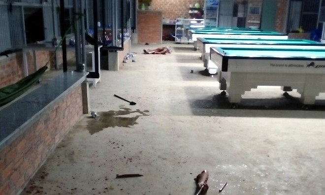 Hiện trường vụ án mạng