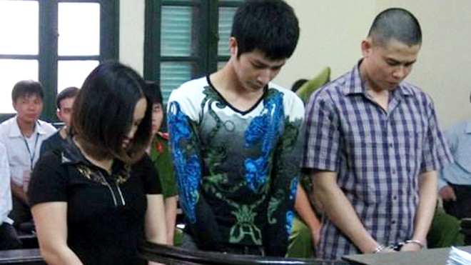 Đức, Thắng và Tuấn trước tòa