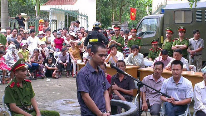 Bị cáo Nguyễn Phi Cường. Ảnh: Vũ Hà/Vietnam+