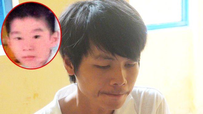 Hung thủ Trần Văn Phước Lộc (ảnh lớn) và di ảnh nạn nhân