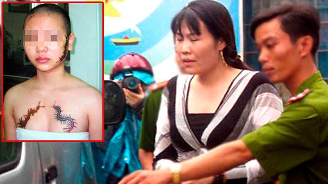 Chủ quán cà phê bị bắt sau khi gây ra trận đòn ghen với nhân viên và nạn nhân bị ép phải xăm những con rết "khủng" mà chỉ những tay giang hồ cộm cán chọn xăm ở tay, chân