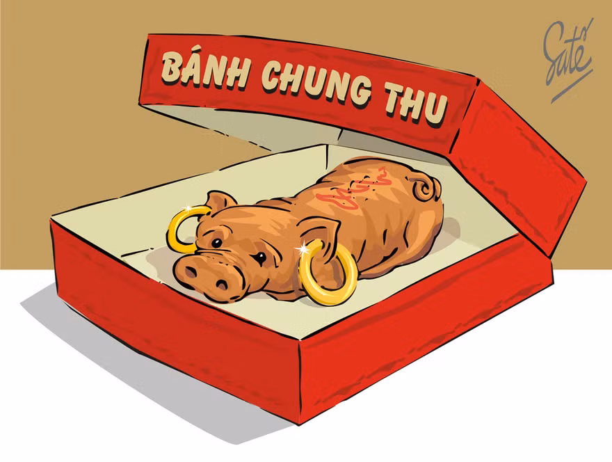 Tác phẩm "Bánh Chung Thu" của tác giả Nguyễn Văn Thưởng (Sa Tế) 
