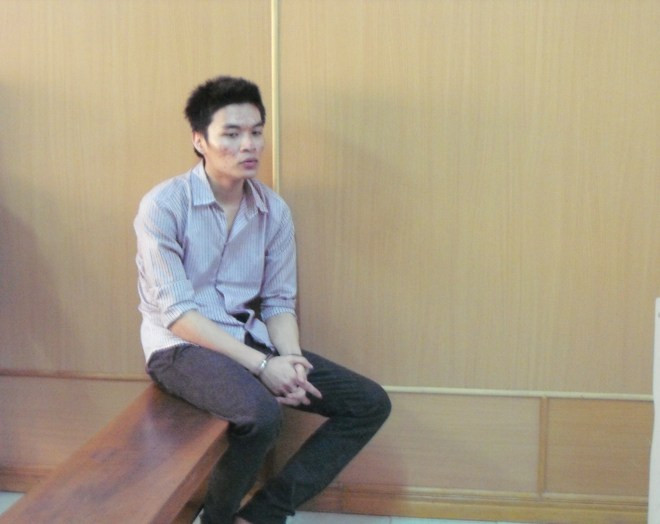 Bị cáo Lương Phúc Hưng tại phiên xử sáng ngày 15/8