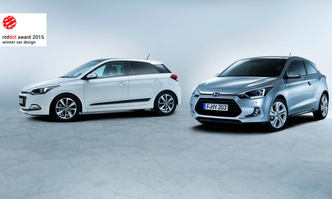 Hyundai i20 đoạt giải thiết kế Red Dot 2015 danh giá