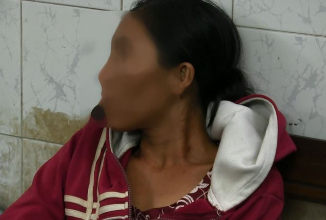 N tại cơ quan công an. Ảnh V.M