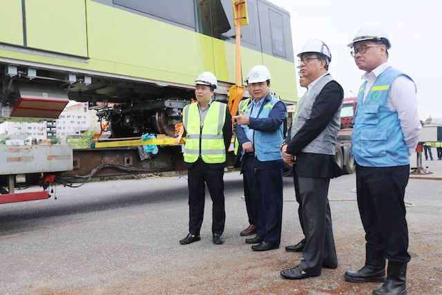 PCT UBND thành phố Hà Nội Nguyễn Thế Hùng kiểm tra tại đề-pô ngày 20/10