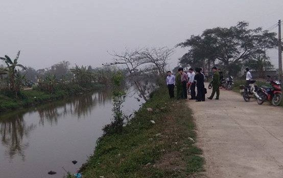 Khu vực phát hiện thi thể bé trai. Ảnh: Facebook Gia Đạt.