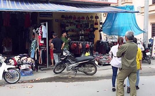 Hiện trường nơi xảy ra sự việc.