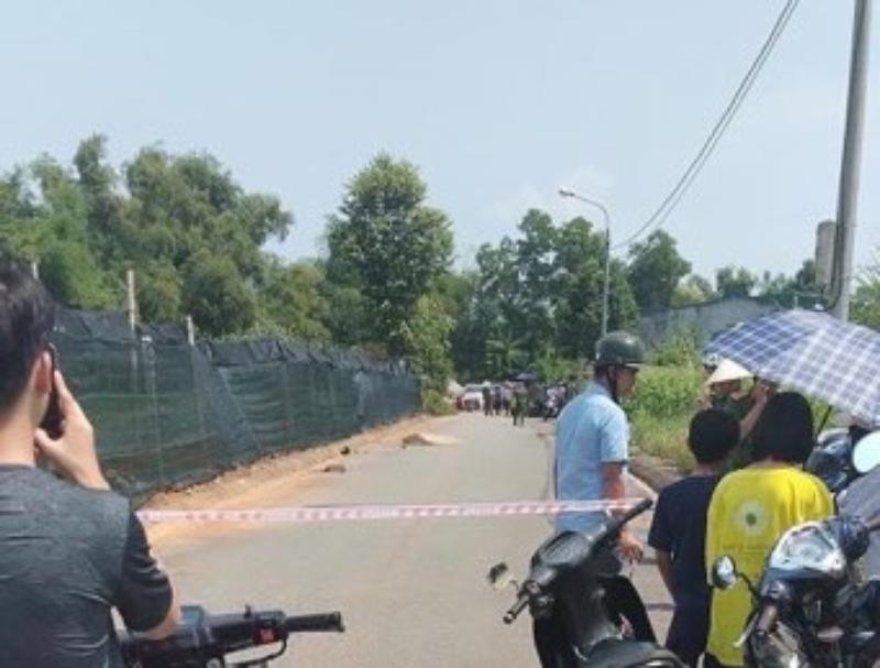 Hiện trường vụ việc.