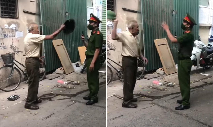 Hình ảnh cắt từ clip.