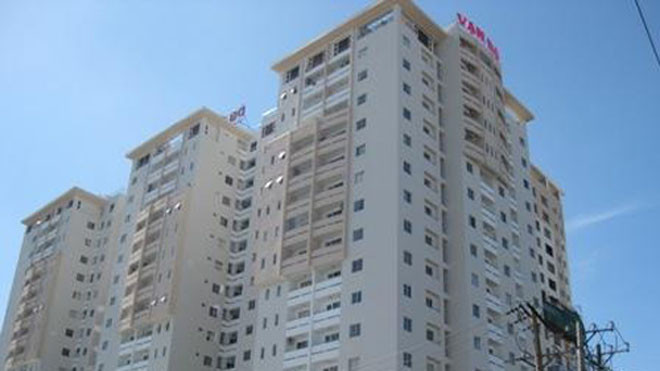 Chung cư Vạn Đô nơi xảy ra sự việc.