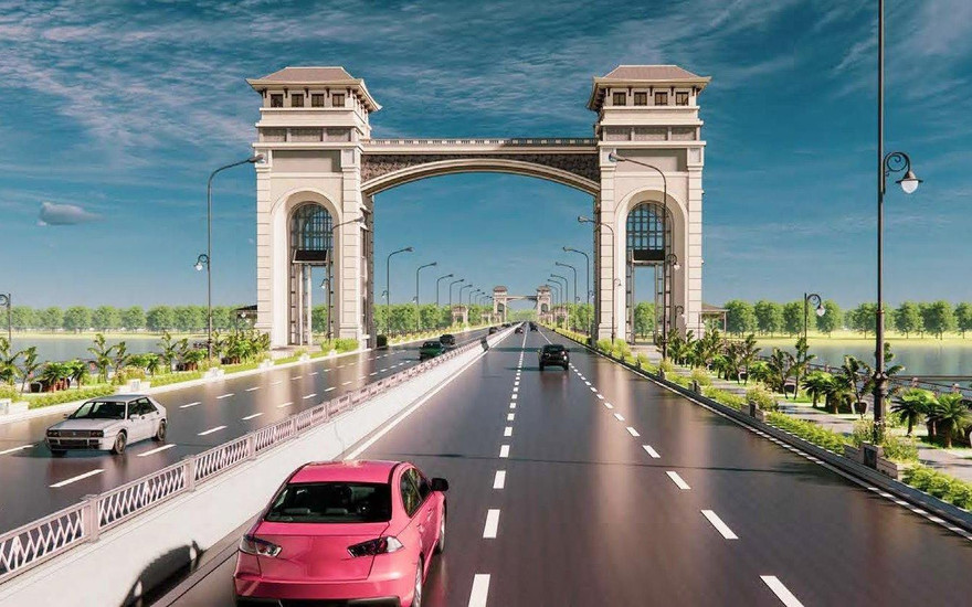 Tận thấy phong cách 'Xứ Đông Dương' trong thiết kế cầu Trần Hưng Đạo vượt sông Hồng