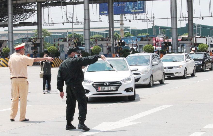 Từ 6h ngày 6/9, liên ngành sẽ kiểm soát chặt người, phương tiện qua lại giữa 3 vùng dịch.