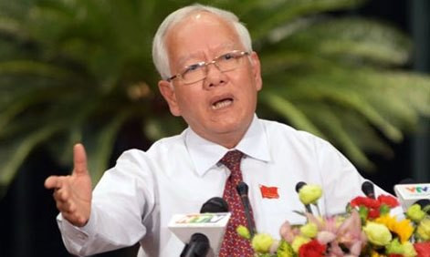 Ông Lê Hoàng Quân trong ngày HĐND TPHCM miễn nhiệm chức Chủ tịch UBND TPHCM. Ảnh: Tiền Phong.