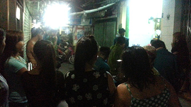 Hiện trường vụ án con sát hại mẹ