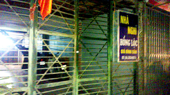 Nhà nghỉ Hồng Lộc, nơi phát hiện thi thể người phụ nữ