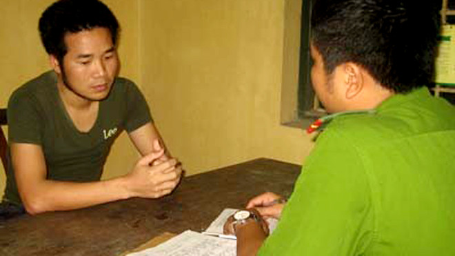 Thành bảo anh ta gầy đi nhiều do suy nghĩ về việc làm sai trái. Ảnh: Việt Đức