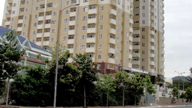 Bọn trộm đã lấy mất 2 xe SH tại chung cư OSC Land. Ảnh: Xuân Mai