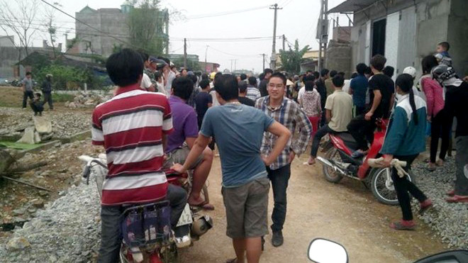 Hiện trường vụ cả làng truy sát tên trộm chiều 4/4