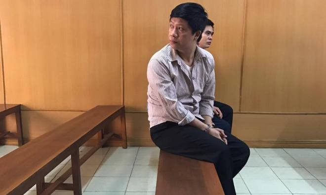 Chu Ngọc Hải tại tòa ngày 2/12. Ảnh: Tân Châu