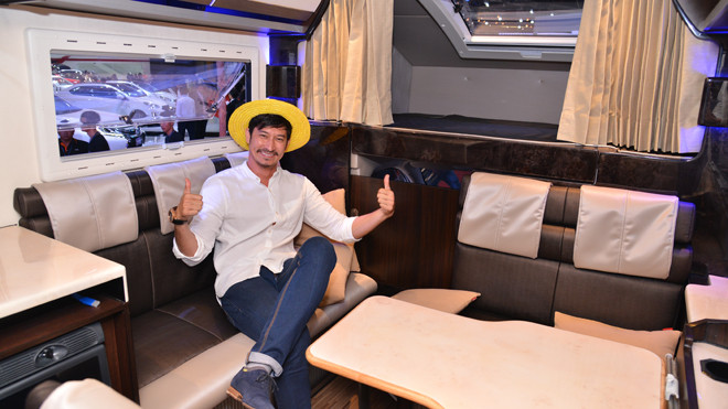 Nội thất tiện nghi, sang trọng như một ngôi nhà di động