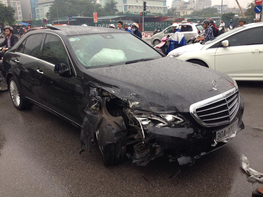 Hiện trường vụ tai nạn. Nguồn: Otofun