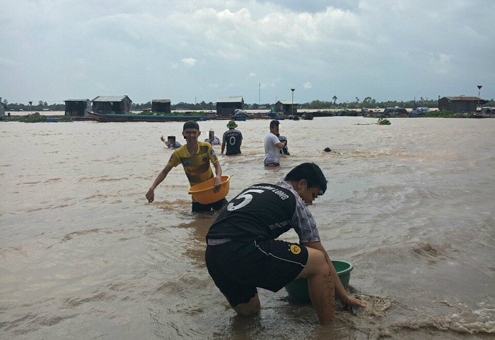 Hiện trường vụ đuối nước thương tâm.