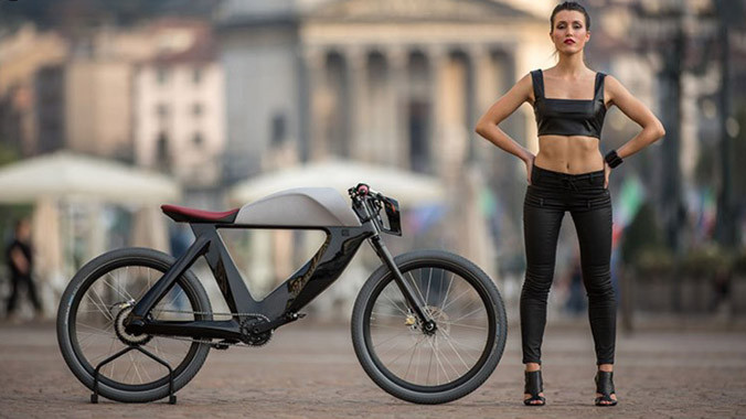 Nhìn gần môtô điện phong cách lãng tử