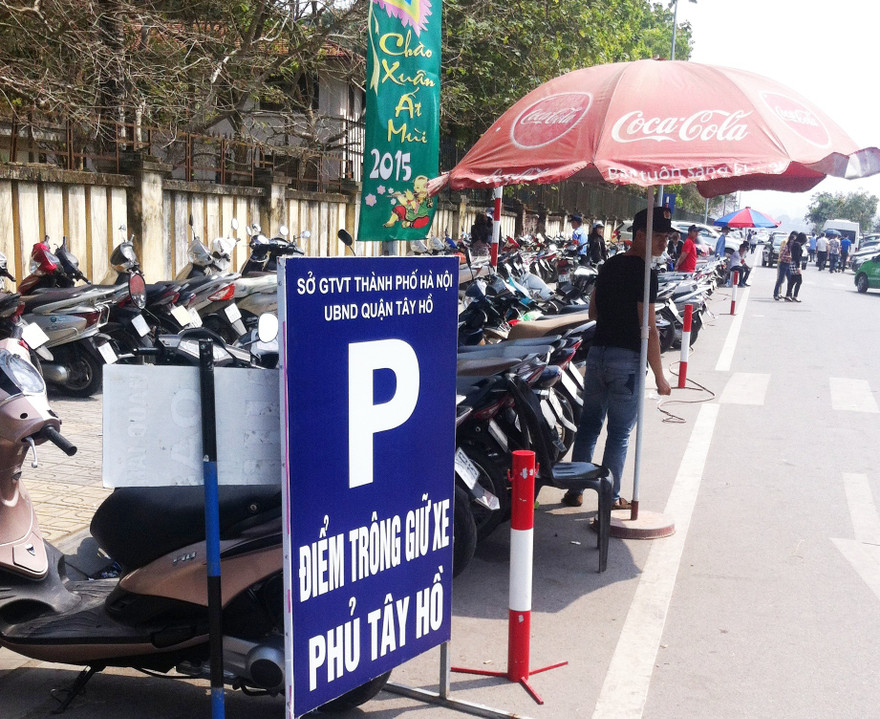 Dự kiến mức phí sử dụng lòng đường, hè sẽ tăng gấp 3 lần từ đầu năm 2018