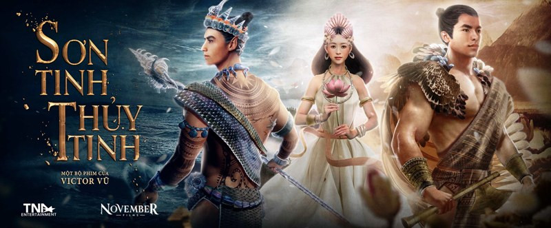 Tạo hình ban đầu của Sơn Tinh Thuỷ Tinh