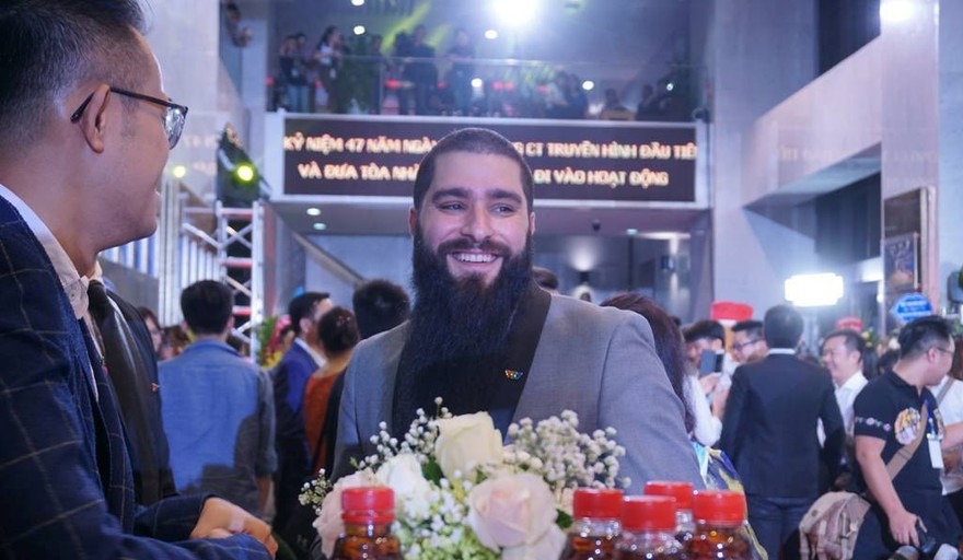 Đạo diễn Jordan Vogt-Roberts tại VTV Awards hôm 7/9. Ảnh: Bảo Hân