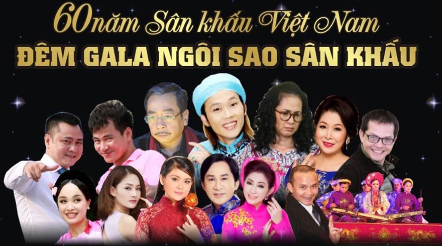 Nhiều nghệ sỹ nổi tiếng ba miền hội tụ trong đêm gala