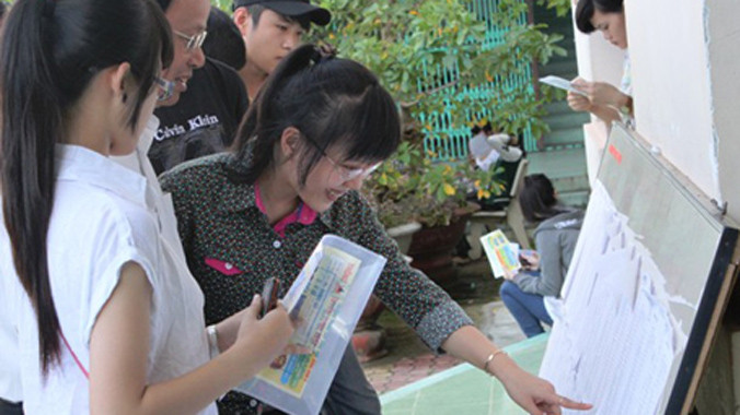 Thi đại học 2015: Thí sinh hết sức cẩn thận khi đăng ký xét tuyển.