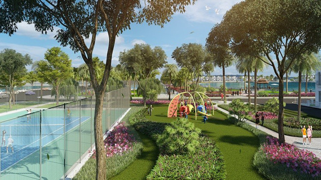 Hệ thống tiện ích thể thao đa dạng dành riêng cho những cư dân tương lai.