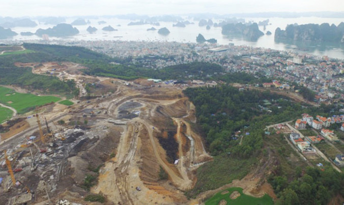 Dừng toàn bộ hoạt động thi công dự án FLC Hạ Long.