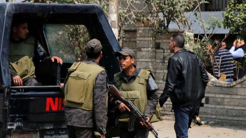 Lực lượng an ninh Ai Cập.