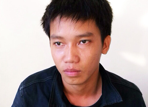 Nguyên trung sĩ công an Tống Hoàng Phúc. Ảnh: Hưng Phong.