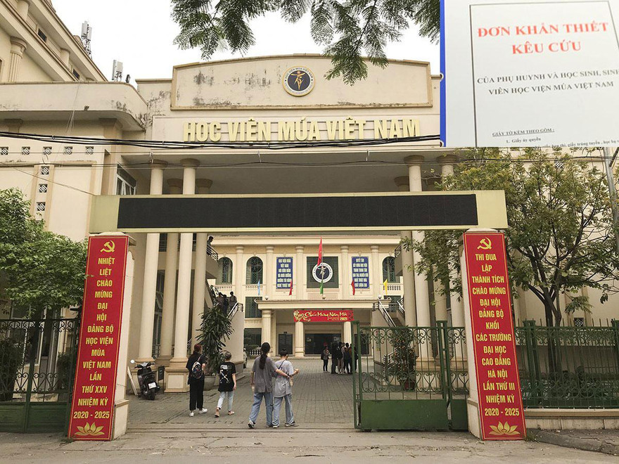 Một góc khuôn viên Học viện Múa Việt Nam