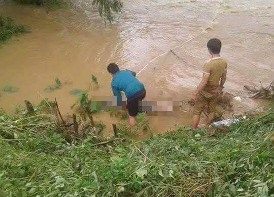 Nơi phát hiện hai thi thể bố con anh Lân. Ảnh FB