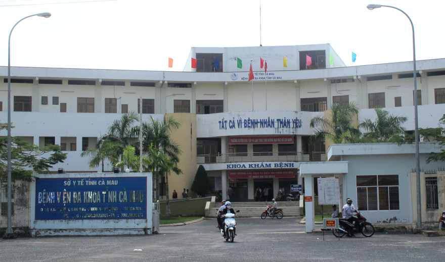 Bệnh viện đa khoa Cà Mau.