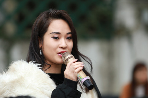 Nữ diễn viên Diễm Hằng. 