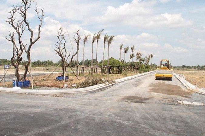 Sốt đất vùng ven, nhiều đại gia địa ốc bị “sờ gáy”. Ảnh minh họa.