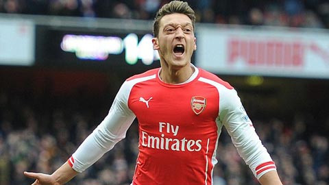 Oezil lập kỷ lục chưa từng có ở Ngoại hạng Anh