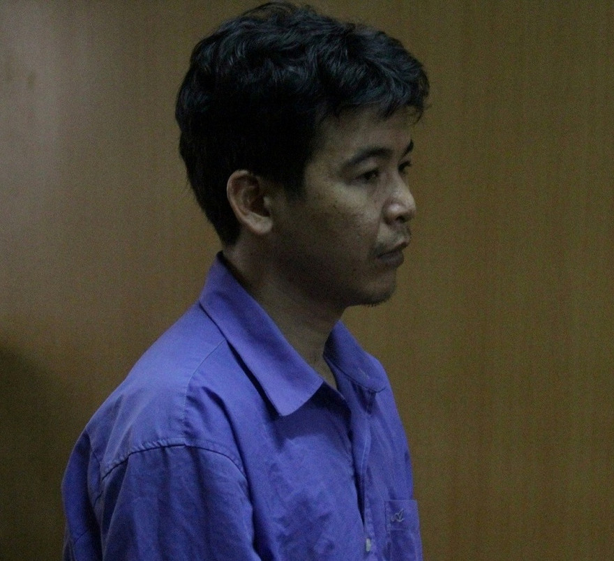 Tạ Văn Đúng – kẻ bịt miệng, dùng dao sát hại vợ cũ. Ảnh: Tân Châu