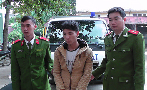 Ma Văn Hậu lúc bị bắt