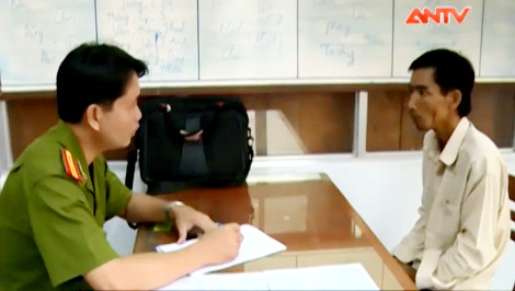 Nghi can Trần Thế Tuân. Nguồn: ANTV