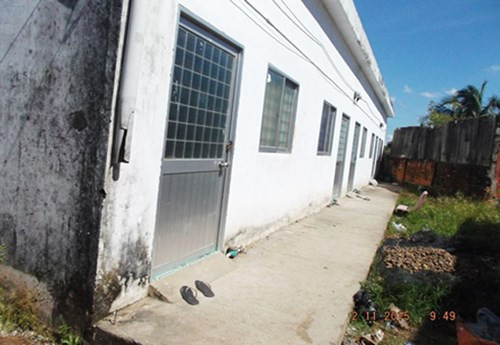 Khu nhà trọ nơi phát hiện nạn nhân tử vong