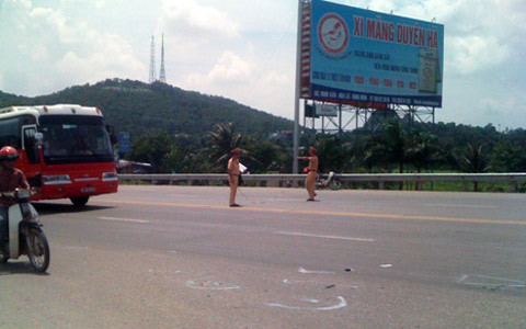 Hiện trường vụ tai nạn