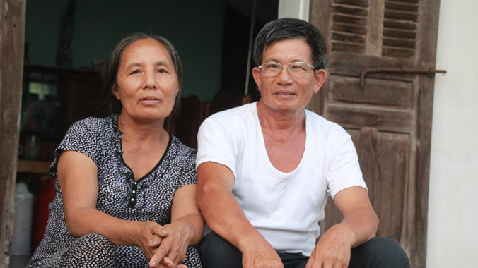 Ông bà Thơm - Liên nói, ba đứa con trai đều xa nhà vì nhiệm vụ Tổ quốc thì không có gì phải phàn nàn